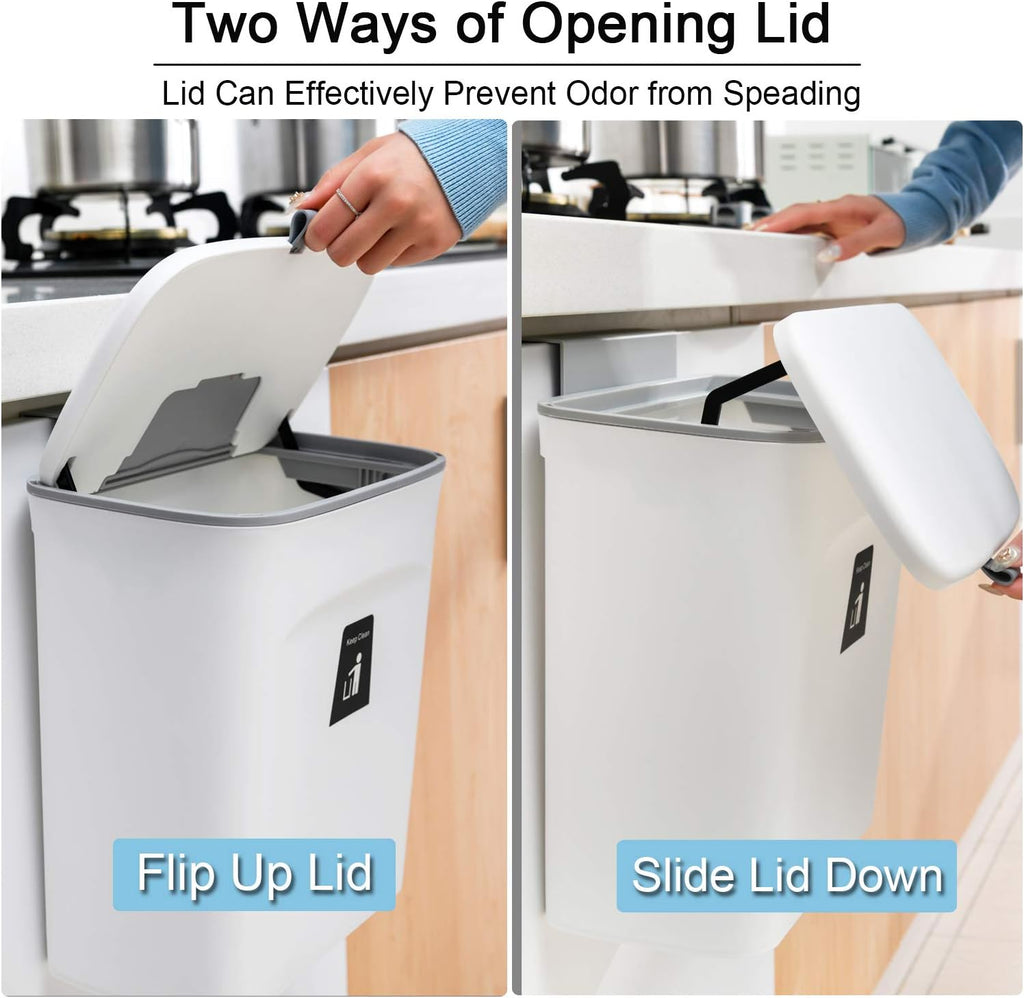 2.4 Gallon Kitchen Compost Bin For Counter Top Or Under