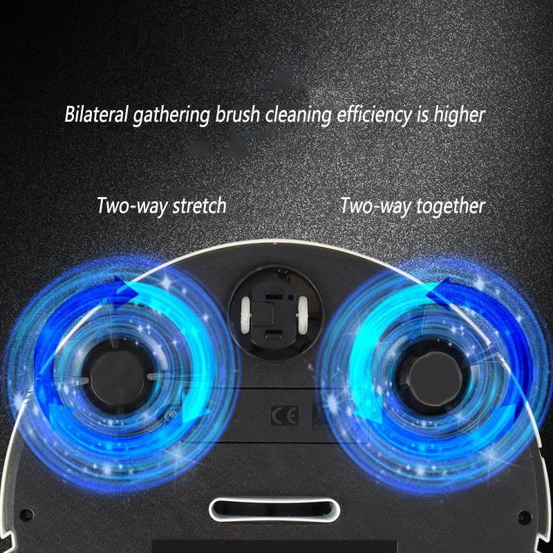 Smart robot vacuum cleaner with ultra-quiet cleaning and