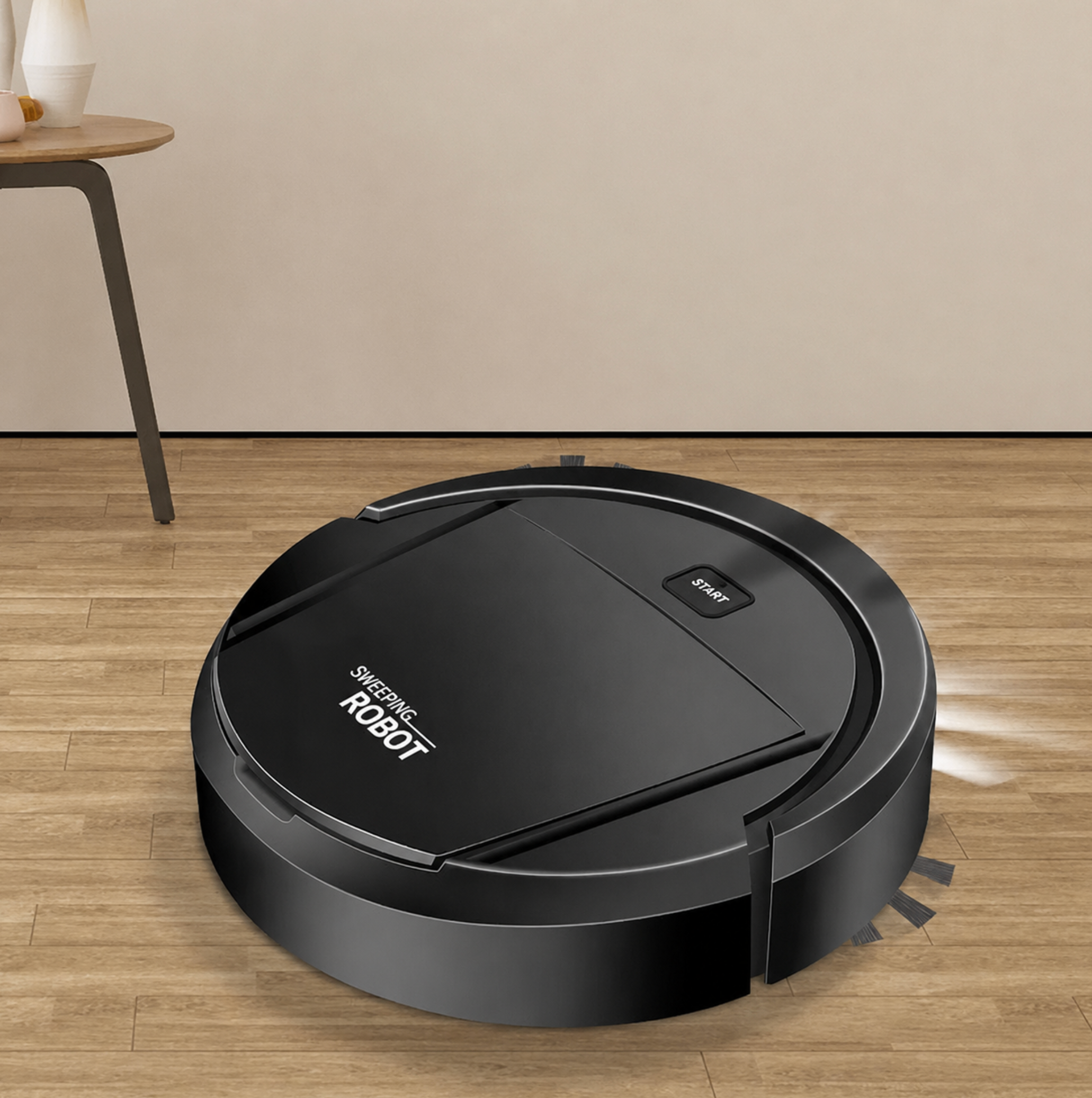 Smart robot vacuum cleaner with ultra-quiet cleaning and
