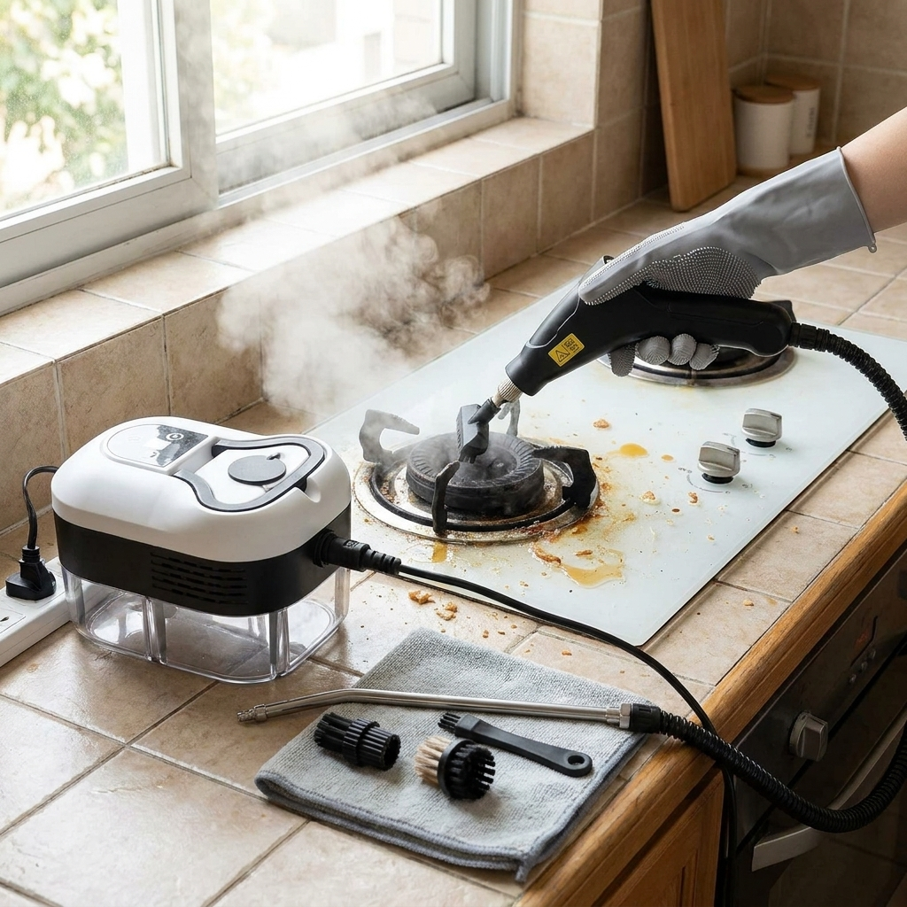 2500W High Pressure Steam Cleaner with Gloves lifestyle
