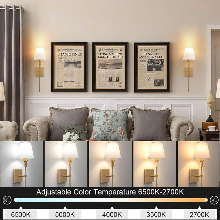 Rechargeable Wireless Wall Light Set (2 Pack)