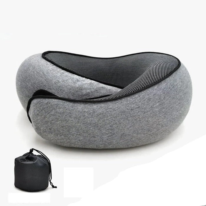 Snail Style Memory Foam Travel Curved Neck Pillow